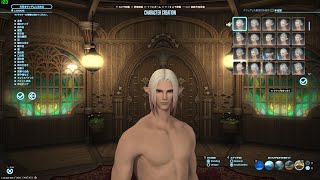 【FF14】4Kエレゼン男性ヘアカタログv700Elezen Male Hair Catalog v700【ヘアカタログ】 [upl. by Ma]