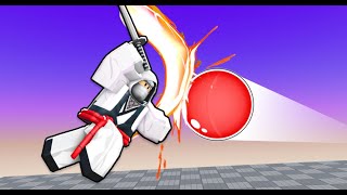 PLAYING BLADE BALL IN ROBLOX [upl. by Elirpa]