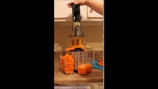 Gourmia GSJ300 Wide Mouth Masticating Slow Juicer [upl. by Lenahc]