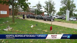 Adair County hospital fully reopens 6 months after deadly Greenfield Tornado [upl. by Annaerdna]