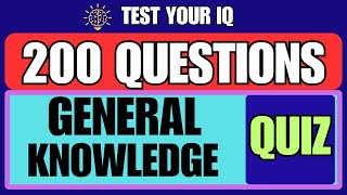 200 MOST FREQUENTLY ASKED GENERAL KNOWLEDGE QUESTIONS Let’s Test Your Knowledge QUIZ 10 [upl. by Suiravat]