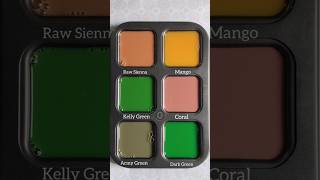 Color Mix 30 colormixing satisfying mixcolors colormixmastery [upl. by Naux768]