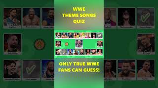 WWE Theme Songs Quiz 🎶✅🔊 wwe wwequiz shorts [upl. by Ion]