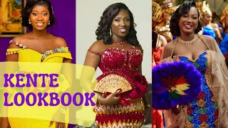 Kente Lookbook Series Ep17  Ghanaian Traditional Wedding Styles  Trendy Kente Styles 2021 kente 😘 [upl. by Latreese218]