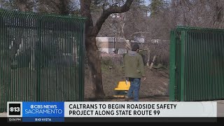 Caltrans to begin roadside safety project along Highway 99 in Lodi [upl. by Airotciv]