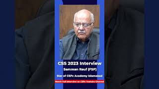 Achieving Excellence CSS2023 Mock Interviews cssacademy mockinterview css [upl. by Naletak]