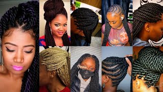 Senegalese Twist Braids Hairstyles For Black Ladies Amazing Senegalese Twist Braids Hairstyles [upl. by Lledualc]