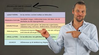 De 6 rollen van de leraar  Orde houden en Klassenmanagement Deel 1 [upl. by Anemaj377]