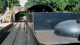 West Somerset Railway 2013  Bishops Lydeard to Minehead with GWR 280 No 3850 [upl. by Peri]