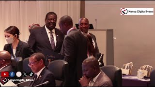 See how PCS Musalia Mudavadi arrived for TICAD Conference in Tokyo Japan [upl. by Salter]