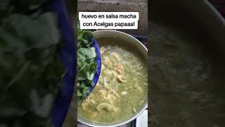 Huevo en Salsa Macha con Acelgas [upl. by Krause361]