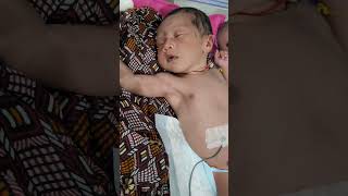 Soo cute baby sleeping baby NICU admitted baby Fever cutebaby shortvideo youtubeshorts [upl. by Yur]