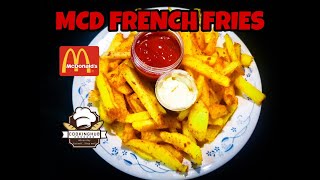 McD FRENCH FRIES LOCKDOWN RECIPE  CookingHuB  Adrian [upl. by Brandyn]