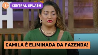 A Fazenda Camila é eliminada da Fazenda com 2549 dos votos e responde perguntas de Lucas Selfie [upl. by Leonard]