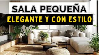 ✅Mejores trucos para SALAS PEQUEÑAS 👉22 Tips para decorar una SALA pequeña [upl. by Eatnoid]