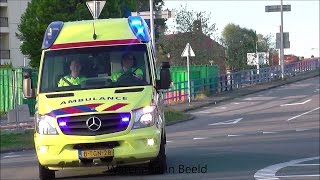 A1 2X AMBULANCE 13191 amp AMBULANCE 13120 MET SPOED [upl. by Anierdna]