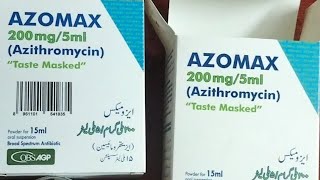 AZOMAX azithromycin review amp procedure antibiotics infection children pakistan [upl. by Walcoff423]