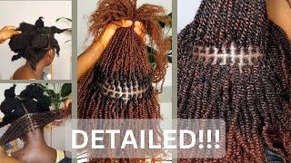 How to part for perfect micro twists for beginners very detailed NO FAIL method [upl. by Seidule]