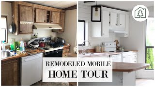 UNBELIEVABLE SINGLE WIDE MOBILE HOME RENOVATION  Before and After  Mobile Home Investing [upl. by Anailli]