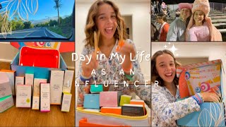 Day In My Life as an Influencer  Student school brand deals makeup etc🫶🏼Lisi LisiShops DIML [upl. by Anaeirb]