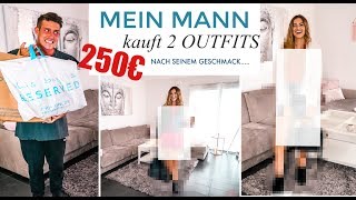 Mein MANN kauft mir 2 OUTFITS für 250€  nach seinem Geschmack 😨  Maren Wolf [upl. by Forrer]