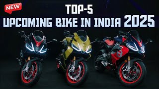 2025🔥TOP5 Upcoming Bikes in India  New Bike Launch in 2025  Upcoming New BIkes 2025 [upl. by Holder998]