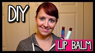 How To Make Tinted Chapstick  LIP BALM  EASY AND FAST 📍 How To With Kristin [upl. by Liag]