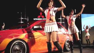 東京オートサロン 2008 三菱自動車 ダンス・ステージ Part2 [upl. by Pliske]