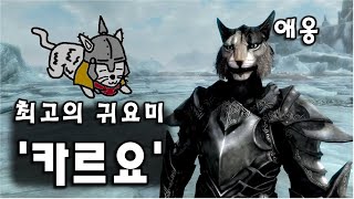 스카이림 최고의 귀요미 카짓 동료 quot카르요quot [upl. by Leirud]