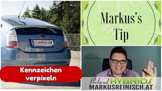 Markuss Tip Kennzeichen verpixeln [upl. by Aivalf]