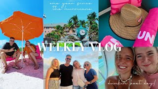 FAMILY VLOG Dunkin boat day and one year since Hurricane Ian  Mannella Fam Unfiltered [upl. by Schlessel851]