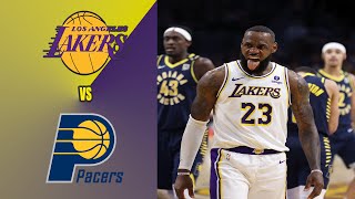 Lakers vs Pacers  Lakers Highlights  March 24 2024 [upl. by Cacka]