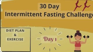 Intermittent Fasting Day 1  Intermittent Fasting for weight loss  weight loss  Exercise [upl. by Alled448]