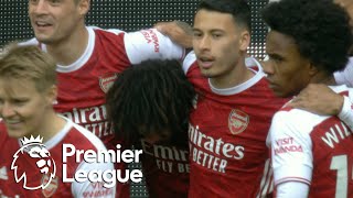 Mohamed Elneny fires Arsenal in front of Newcastle  Premier League  NBC Sports [upl. by Biondo113]