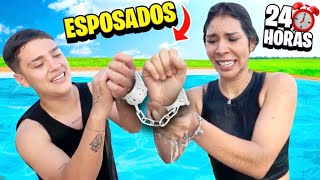 24 hrs ESPOSADOS con Cecia Loaiza 😱 Nos tuvimos que BAÑAR JUNTOS [upl. by Eikciv87]