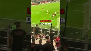 La grinta di Morata vs Torino 💪❤️🖤 morata acmilan [upl. by Russian282]