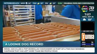 A Loonie Dog Record  Morning Live CHCH [upl. by Suirauqram312]