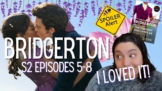 Bridgerton Season 2 Ep 58 Bridgerton Netflix Vlog amp Review  Show vs Books [upl. by Groark217]