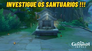 Investigue o Santuário de Pedra  Genshin Impact 44 [upl. by Einapets]