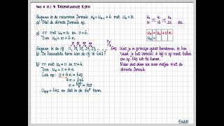 vwo A 121 B  Rekenkundige rijen [upl. by Daj409]