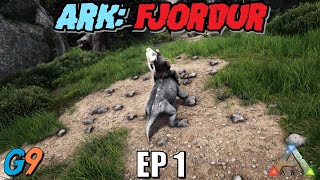 Ark Survival Evolved  Fjordur EP1 Getting Started [upl. by Llednohs]