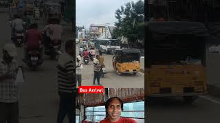 Bus Arrival  🚌 🏙️  APSRTC Bus arrived Ichapuram Town  shorts viralvideo [upl. by Yellah265]