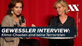 Gewessler in Interview KlimaChaoten seien keine Terroristen [upl. by Atrim]