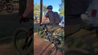 Part 1 Above knee amputee riding 35mile mountain bike single track race [upl. by Naujad]