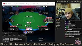 Staked Poker Player Plays Poker Tournaments  MicroLowMid Stakes [upl. by Aihcsrop221]