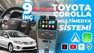 Toyota Corolla ➡ Apple Carplay ve Androidauto Destekli Android Multimedya Sistemi [upl. by Euh]