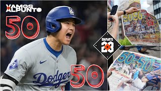 OHTANI logró el 5050 con el mejor juego de la historia en el béisbol de Grandes Ligas  DIAMANTE 23 [upl. by Potts]