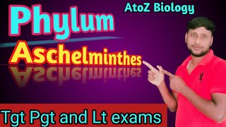 Aschelminthes।।Animal Kingdom।। Nematodes In Hindi।। RoundWormtgtpgt exam biology [upl. by Timmi]