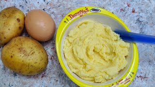 MASHED POTATO RECIPE FOR BABYBABY FOODVEGETABLE PUREE6MONTHS [upl. by Mufi]