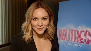 Katharine McPhee Opens Up About Her Broadway Debut in Waitress [upl. by Bocaj139]